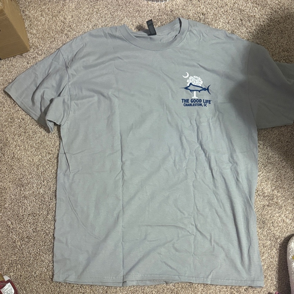 Gildan Light Gray Short Sleeve Tee